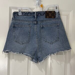 Louis Vuitton Blue Jean Shorts